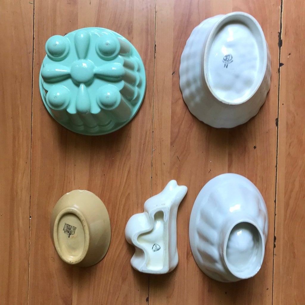 Oude / vintage puddingvormen, Ophalen of Verzenden