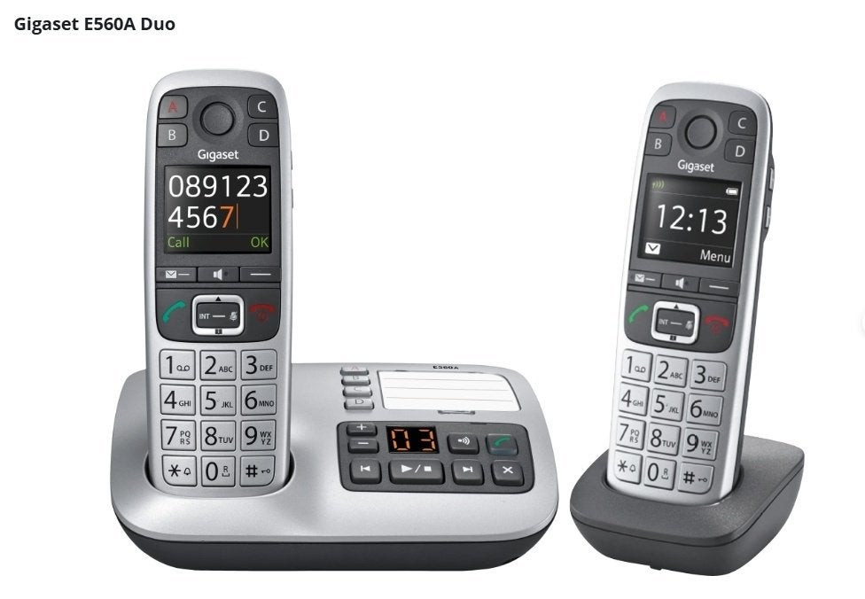 Siemens telefoonset E560A, Telecommunicatie, Ophalen, Zo goed als nieuw, 2 handsets