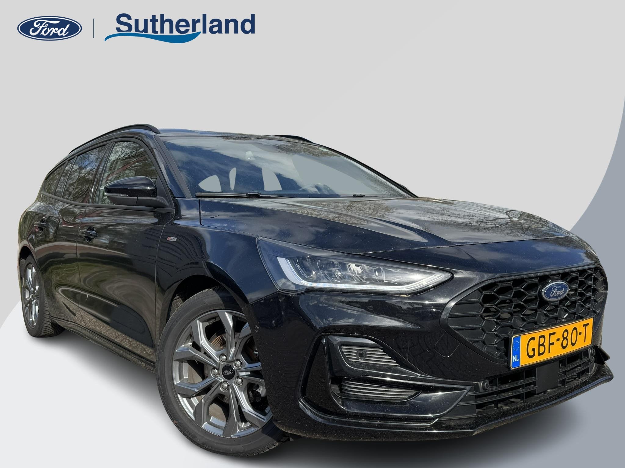 Ford Focus Wagon 1.0 EcoBoost Hybrid ST Line | SCI | 125pk |, Gebruikt, Euro 6, Zwart, Origineel Nederlands