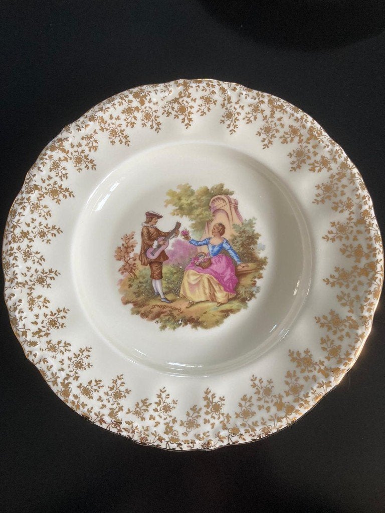 Fragonard diep bord, 24 cm, in nieuwstaat. Alleen ophalen., Ophalen