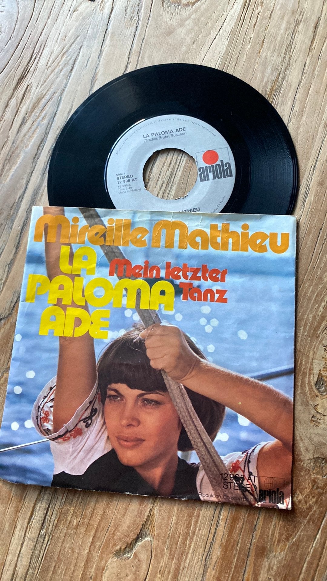 mireille Mathieu, Ophalen of Verzenden, Zo goed als nieuw, 12 inch, Levenslied of Smartlap
