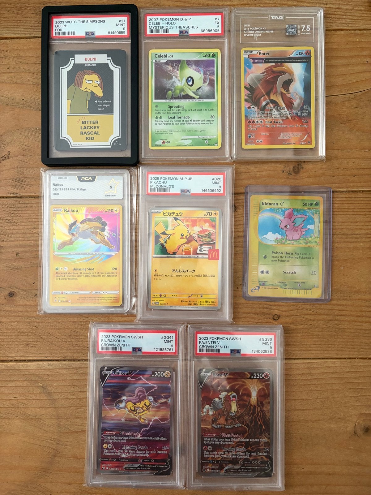 Verzameling Graded Pokémon & Accessoires, Ophalen, Gebruikt, Meerdere kaarten