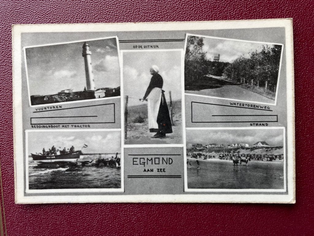 ansichtkaart v. Egmond aan Zee, Groeten Uit Egmond aan Zee 3, Verzenden, 1960 tot 1980, Noord-Holland