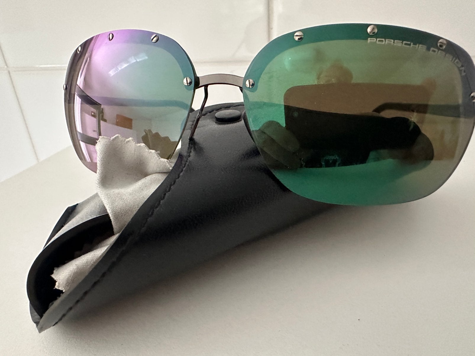 Porsche design zonnebril heren, Sieraden, Tassen en Uiterlijk, Zonnebrillen en Brillen | Heren, Ophalen of Verzenden, Zo goed als nieuw