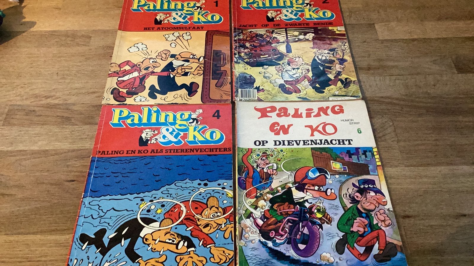 4 paling & Ko voor €0,90 per stuk, samen €3,25, Boeken, Strips | Comics, Meerdere comics, Ophalen of Verzenden, Gelezen, Europa