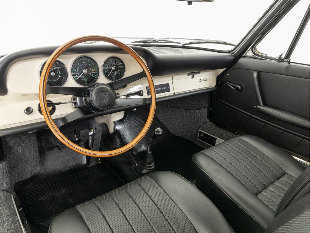Porsche 912 902 Prototype *1 of 2 in existence in the world*, Auto's, Zwart, 4 stoelen, Wit, Bedrijf