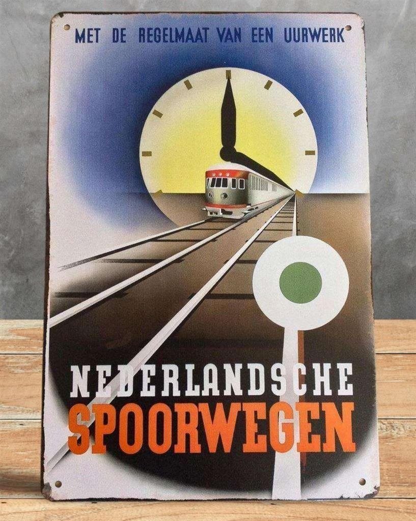 de NEDERLANDSE SPOORWEGEN Reclame Trein Ns Reclamebord, Verzamelen, Verzenden, Nieuw, Trein, Overige typen