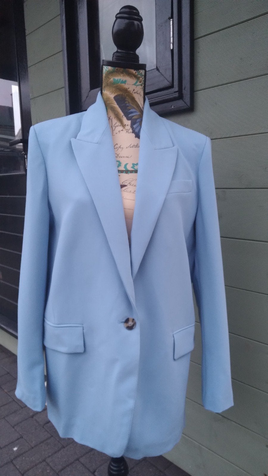 Zara blazer lichtblauw L, Kleding | Dames, Zara, Maat 42/44 (L), Nieuw, Jasje