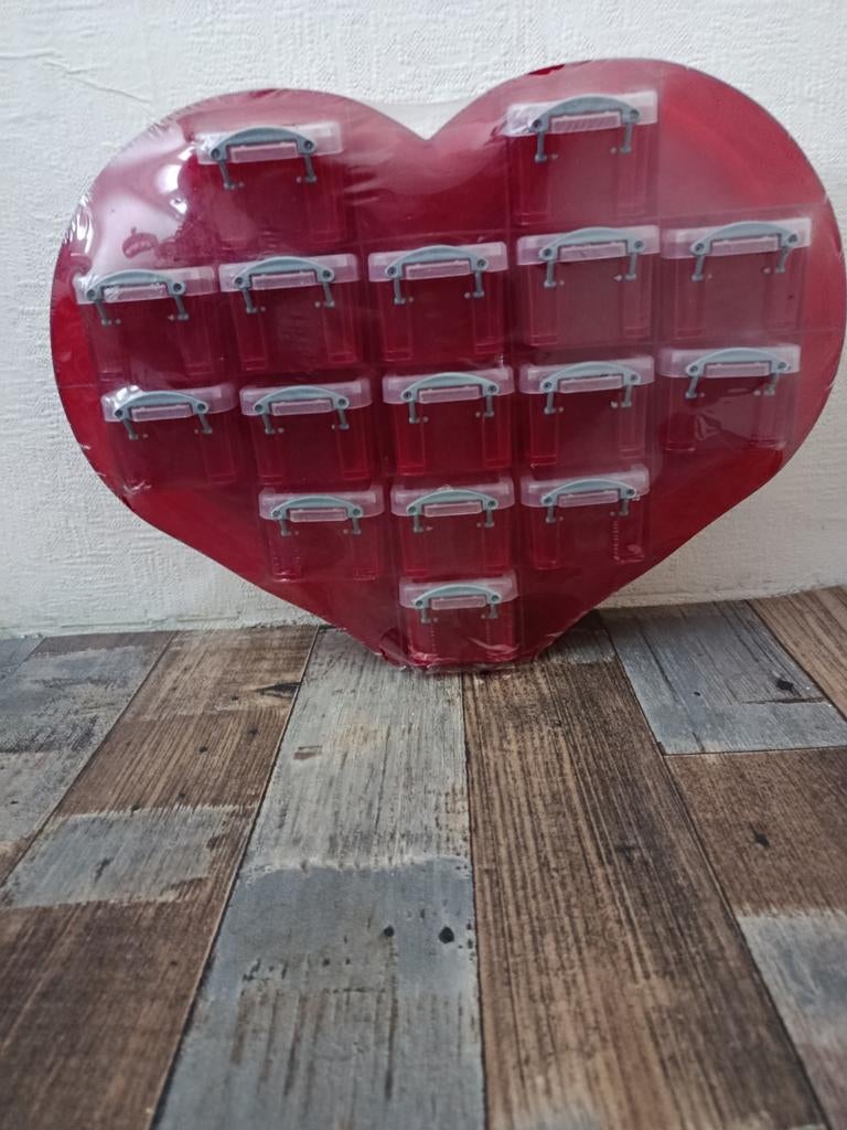 Hart vorm hobby bakjes,, Ophalen of Verzenden