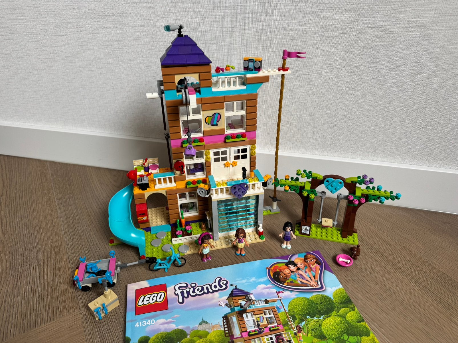 ZGAN/COMPLEET Lego Friends 41340 Vriendschapshuis, Lego, Friends, Ophalen of Verzenden, Zo goed als nieuw