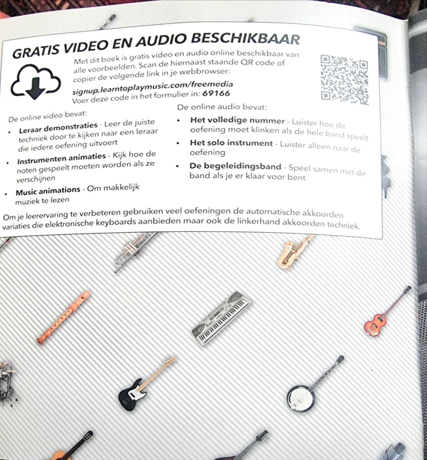 Leer Jezelf Elektronisch Keyboard  online ondersteund Key 15, Muziek en Instrumenten, Verzenden, Les of Cursus, Zo goed als nieuw