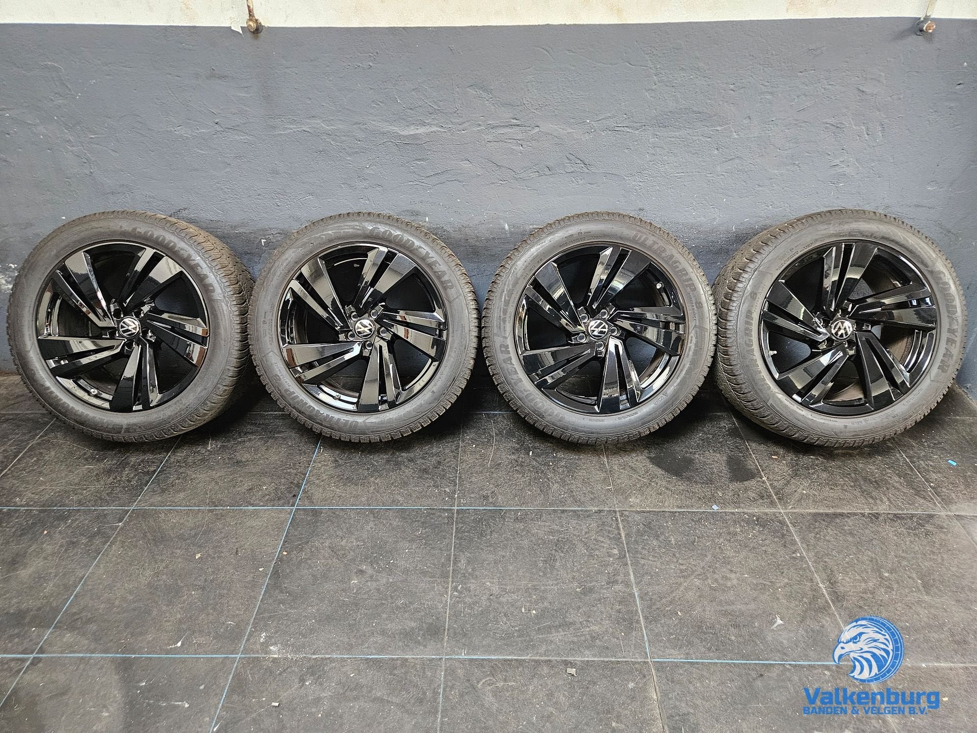 6mm! Originele VW Touareg CR7 Nevada 20 inch zwarte velgen T, Gebruikt, -, 285 mm, -