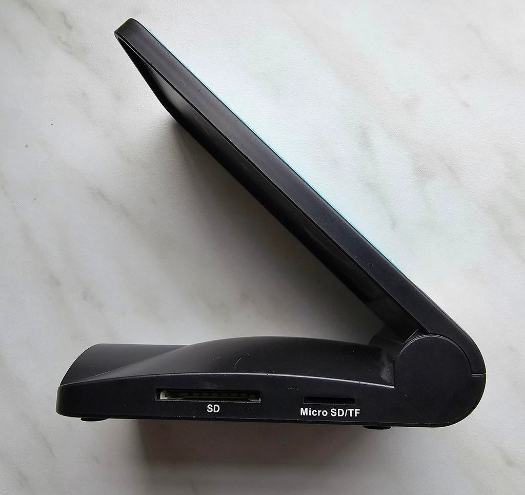 Draadloze gsm oplader met Geheugenkaartlezer met USB-hub, Computers en Software, Ophalen of Verzenden, Gebruikt