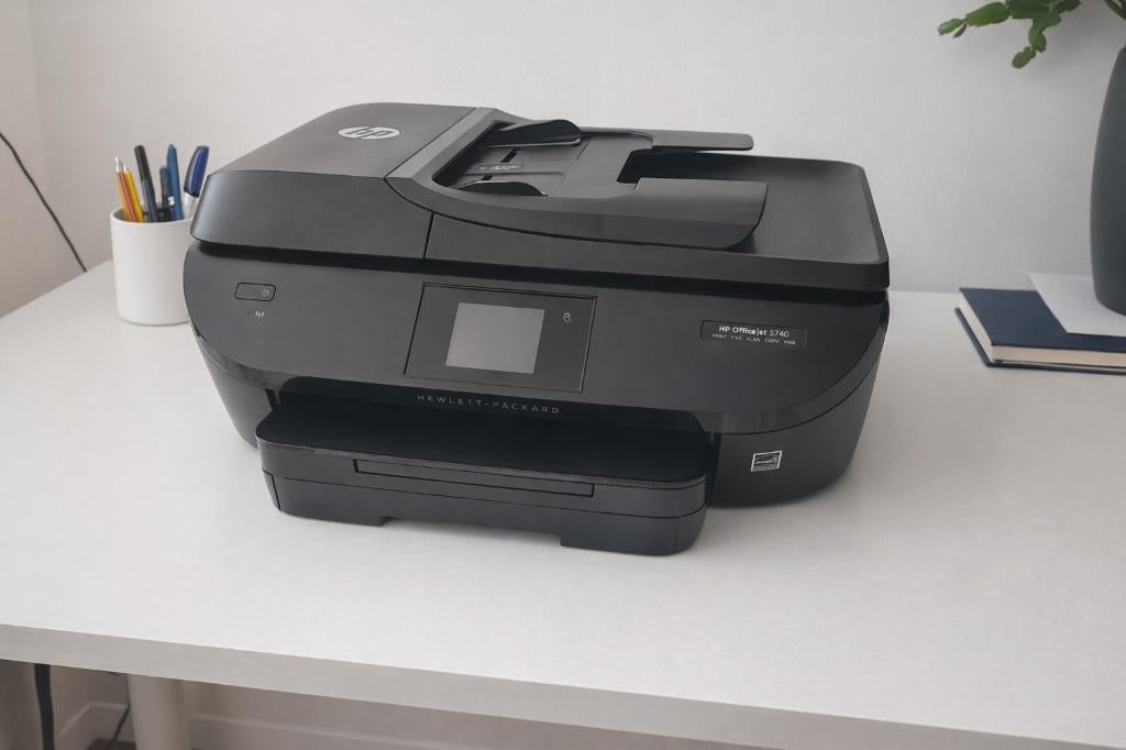 Hewlett packard HP printer Officejet 5740, Computers en Software, Printers, Ophalen, Kleur printen, Inkjetprinter, All-in-one