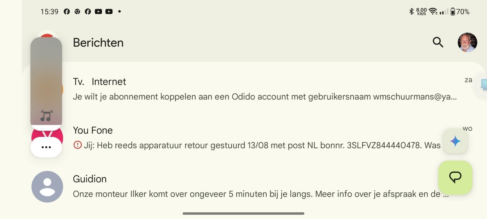Diverse hengels voor binnenwater en strand (zonder molen), Ophalen