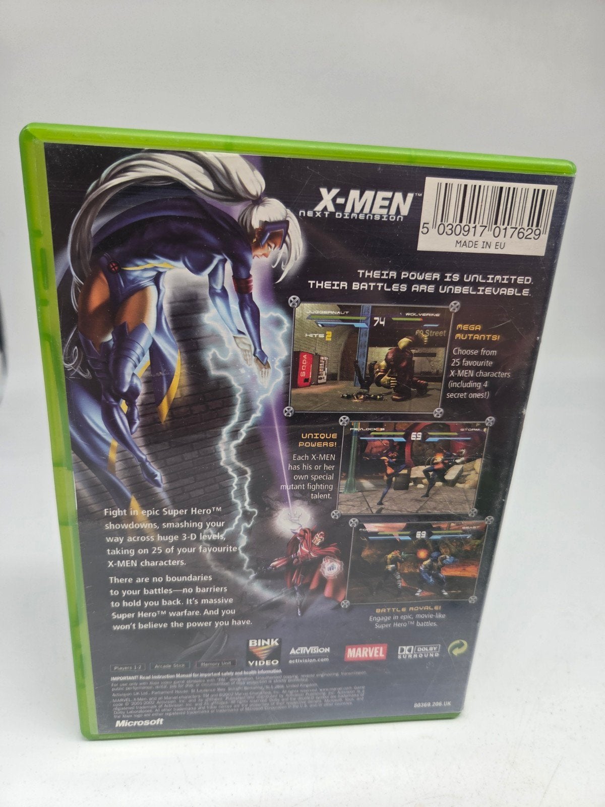 X-Men Next Dimension - Xbox (PAL), Spelcomputers en Games, Games | Xbox Original, Vechten, Activision, 2 spelers, Eén computer