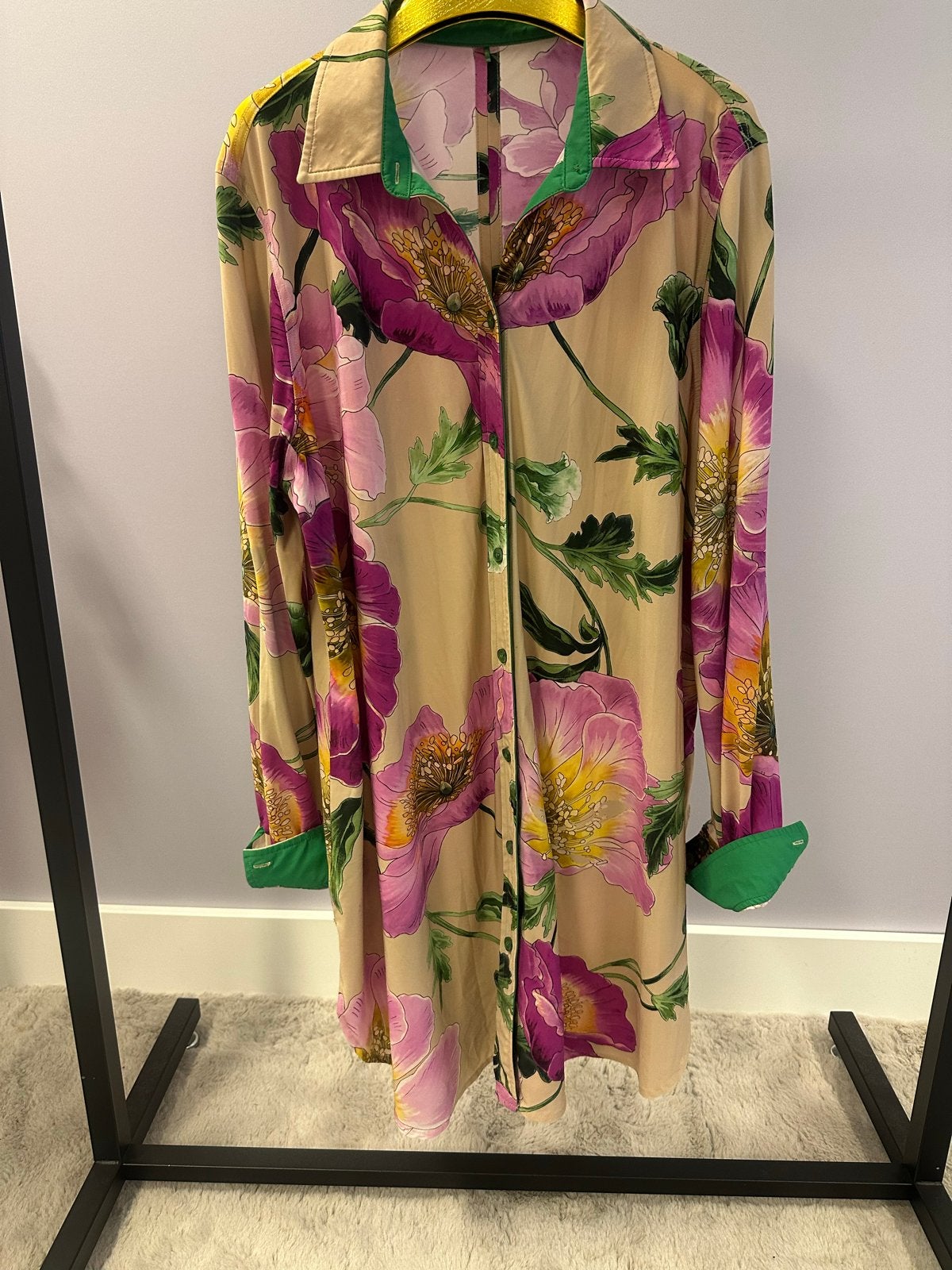Plus Basics Lange LS Blouse "Wild Flowers” zgan, Ophalen of Verzenden, Zo goed als nieuw, Maat 46/48 (XL) of groter, Overige kleuren