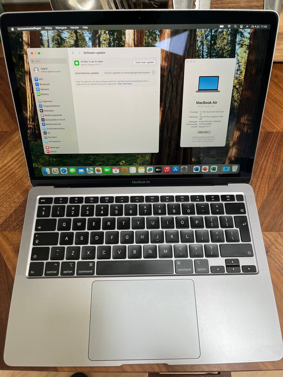 Macbook air, Computers en Software, Apple Macbooks, Zo goed als nieuw, MacBook Air, 13 inch, Minder dan 2 Ghz, Ophalen