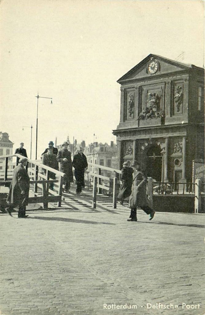 388-257-025 Rotterdam Delftsche Poort, Verzenden, Voor 1920, Zuid-Holland