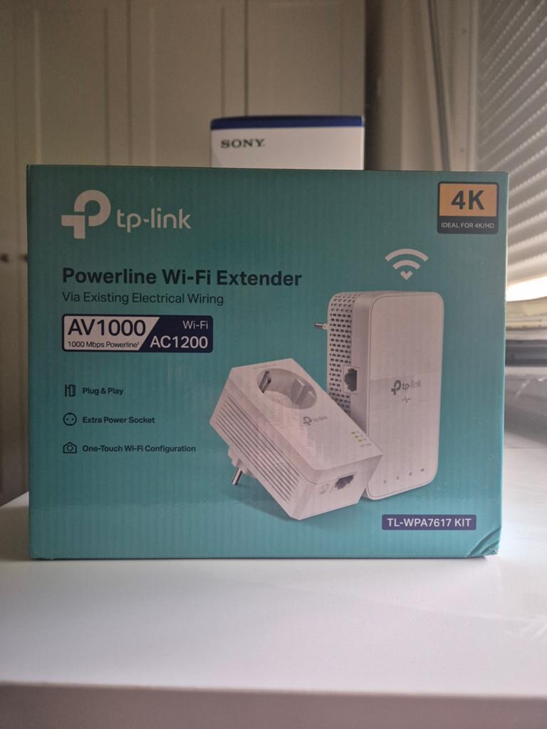 TP-Link Powerline Wi-Fi Extender AV1000 AC1200 TL-WPA7617kit, Ophalen of Verzenden, Nieuw, TP-Link
