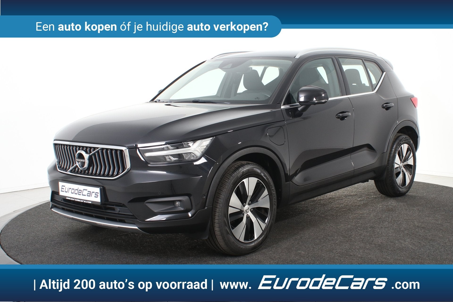 Volvo XC40 1.5 T4 Recharge Inscription *1ste Eigenaar*Naviga, Auto's, Stof, Zwart, Plug-in hybride, Bedrijf