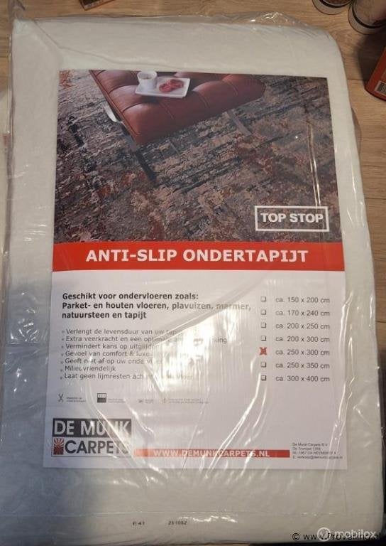 Online Veiling: De Munk Carpets Top Stop Anti-slip ondert..., Nieuw