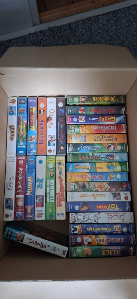 Video banden, Cd's en Dvd's, VHS | Kinderen en Jeugd, Alle leeftijden, Ophalen, Gebruikt, Overige typen