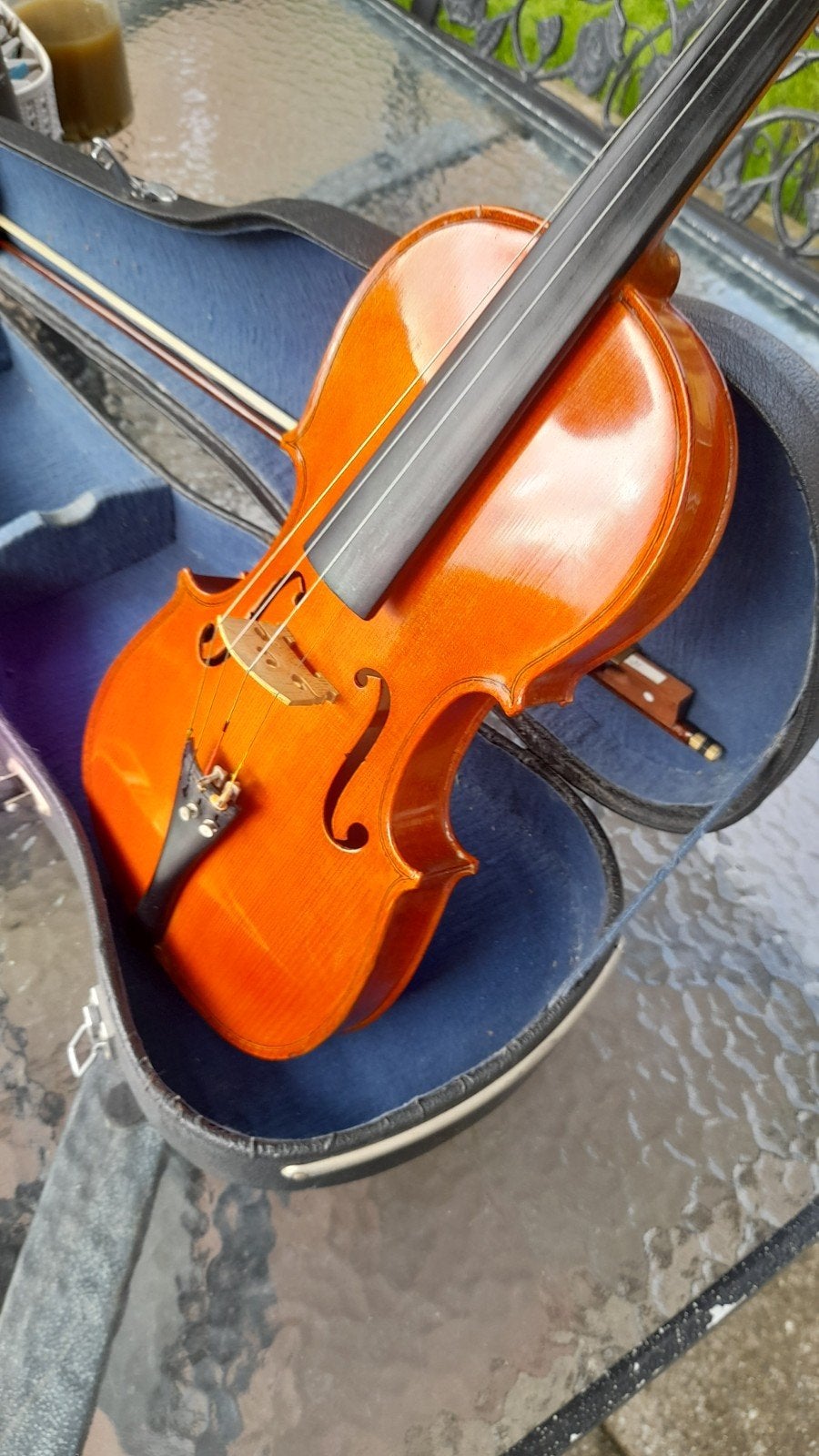 2 Mooie violen met koffer en strijkstok, Gebruikt, Viool, Ophalen of Verzenden, 4/4-viool