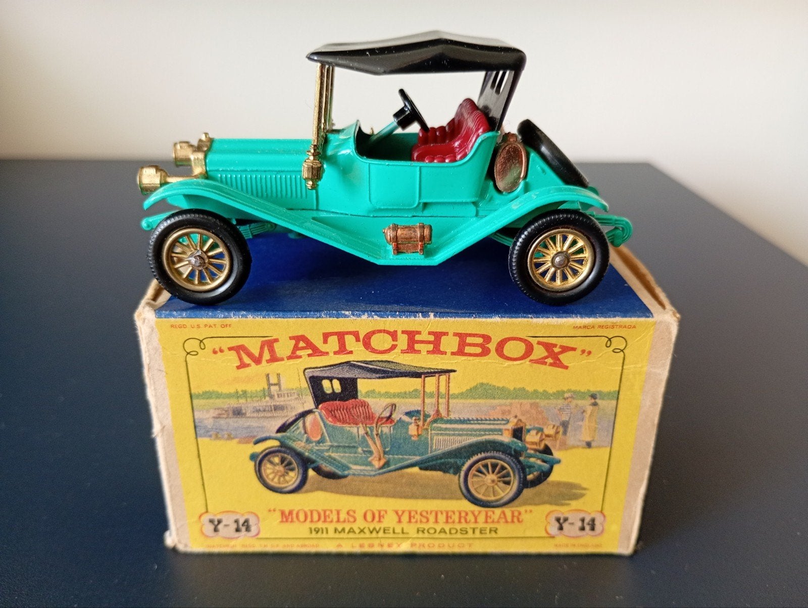 Matchbox Models of Yesteryear Y-14 1911 Maxwell Roadster New, Ophalen of Verzenden, Zo goed als nieuw, Auto, Matchbox
