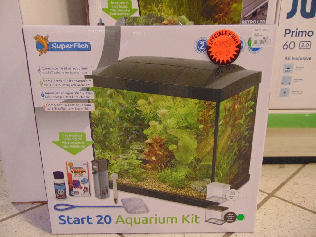 Aquarium sale in Assen., Nieuw, Leeg aquarium, Superfish, Ophalen