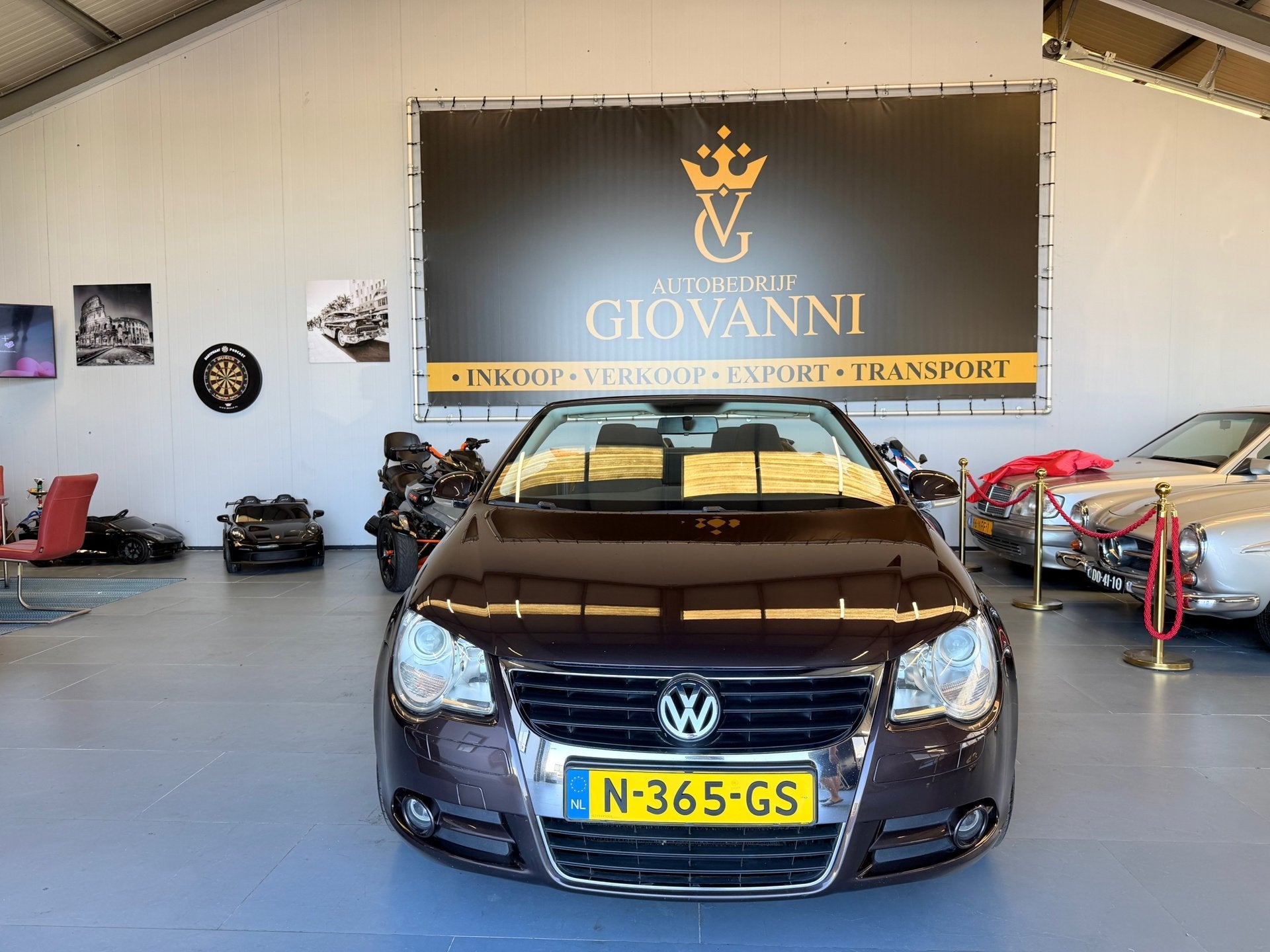 Volkswagen Eos 2.0-16v FSI INRUIL MOGELIJK., Voorwielaandrijving, Gebruikt, 4 stoelen, Handgeschakeld
