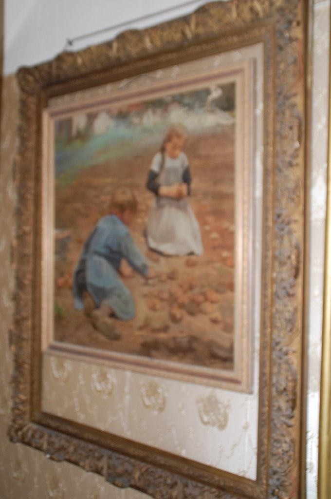Antieke Monumentale vergulde schilderij lijst, Ophalen
