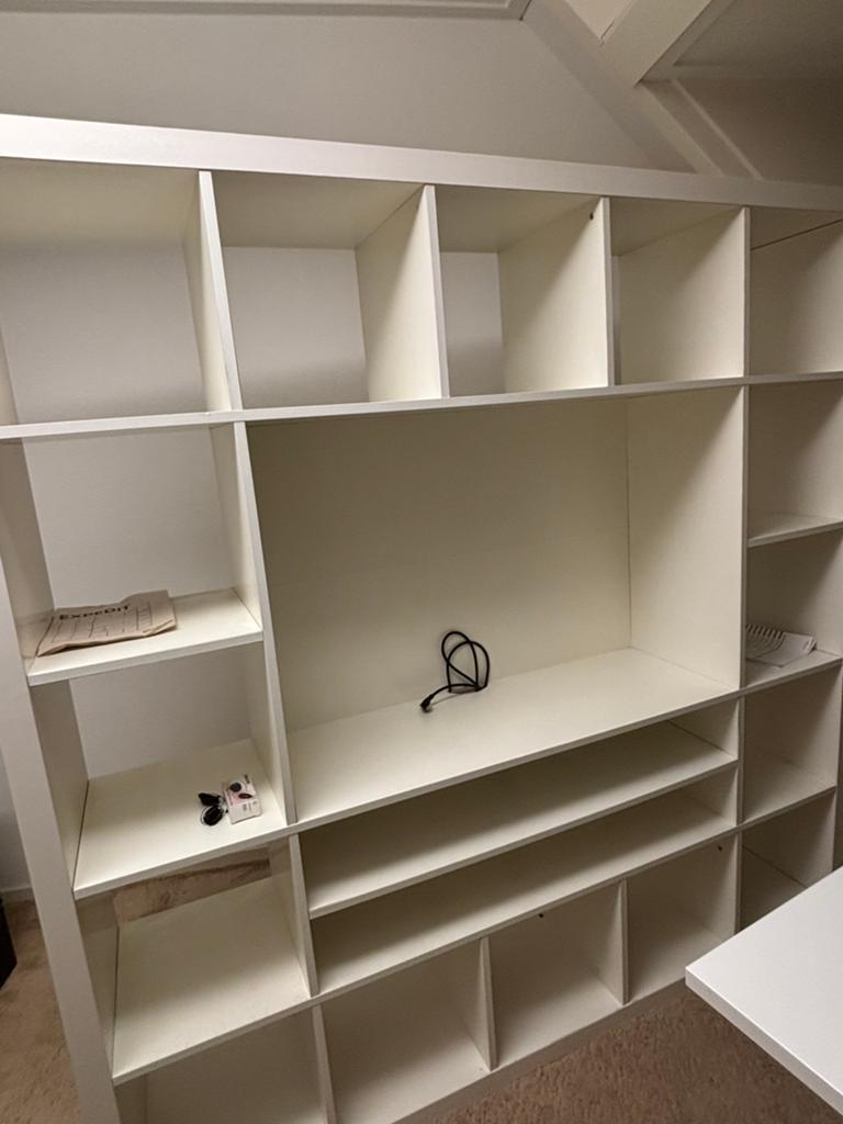Kast expedit wit 185 hg 185 br 38,5 dp, Huis en Inrichting, Kasten | Wandmeubels, Ophalen, Zo goed als nieuw, 25 tot 50 cm, 150 tot 200 cm