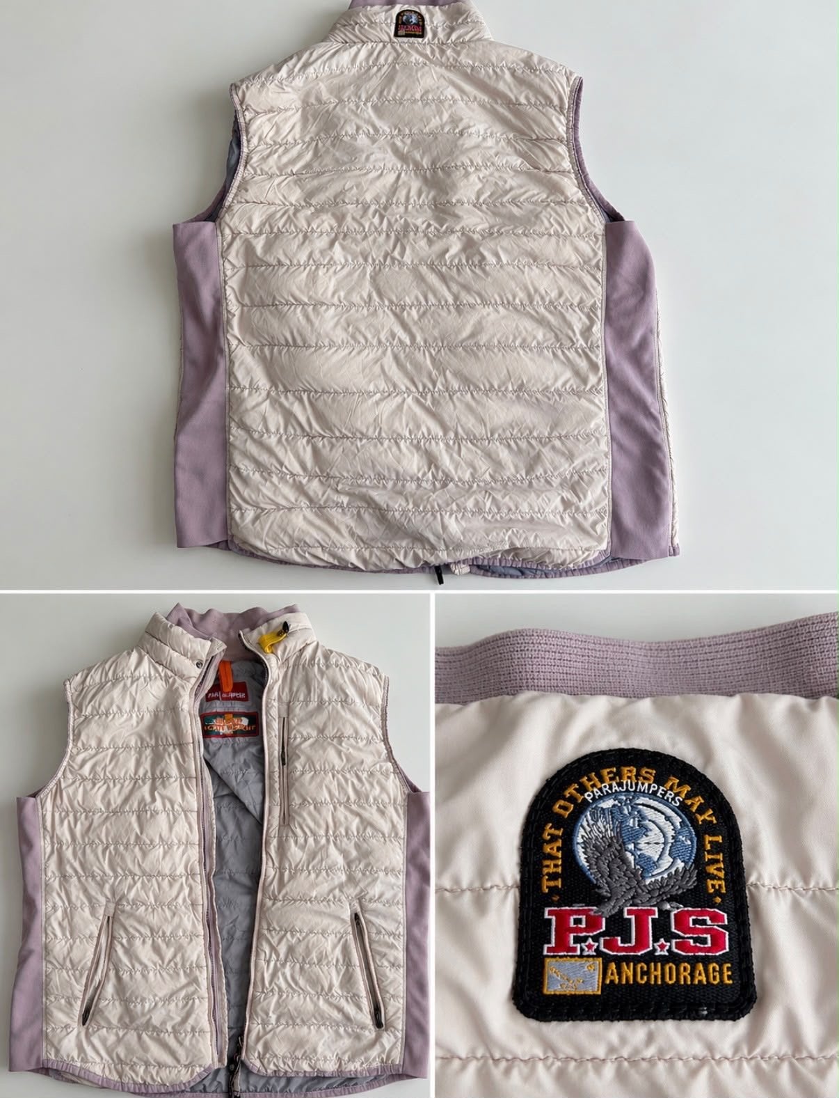 Orginele Parajumpers dons bodywarmer beige l, Kleding | Heren, Ophalen of Verzenden, Zo goed als nieuw, Beige