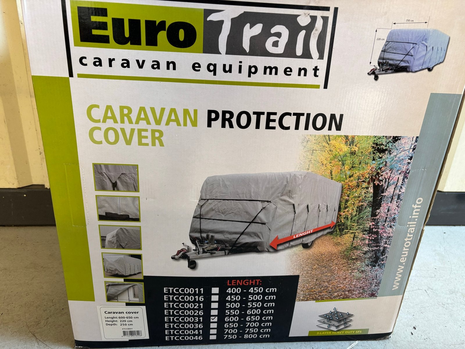 Euro Trail Caravan Beschermhoes Nieuw, Ophalen of Verzenden, Nieuw