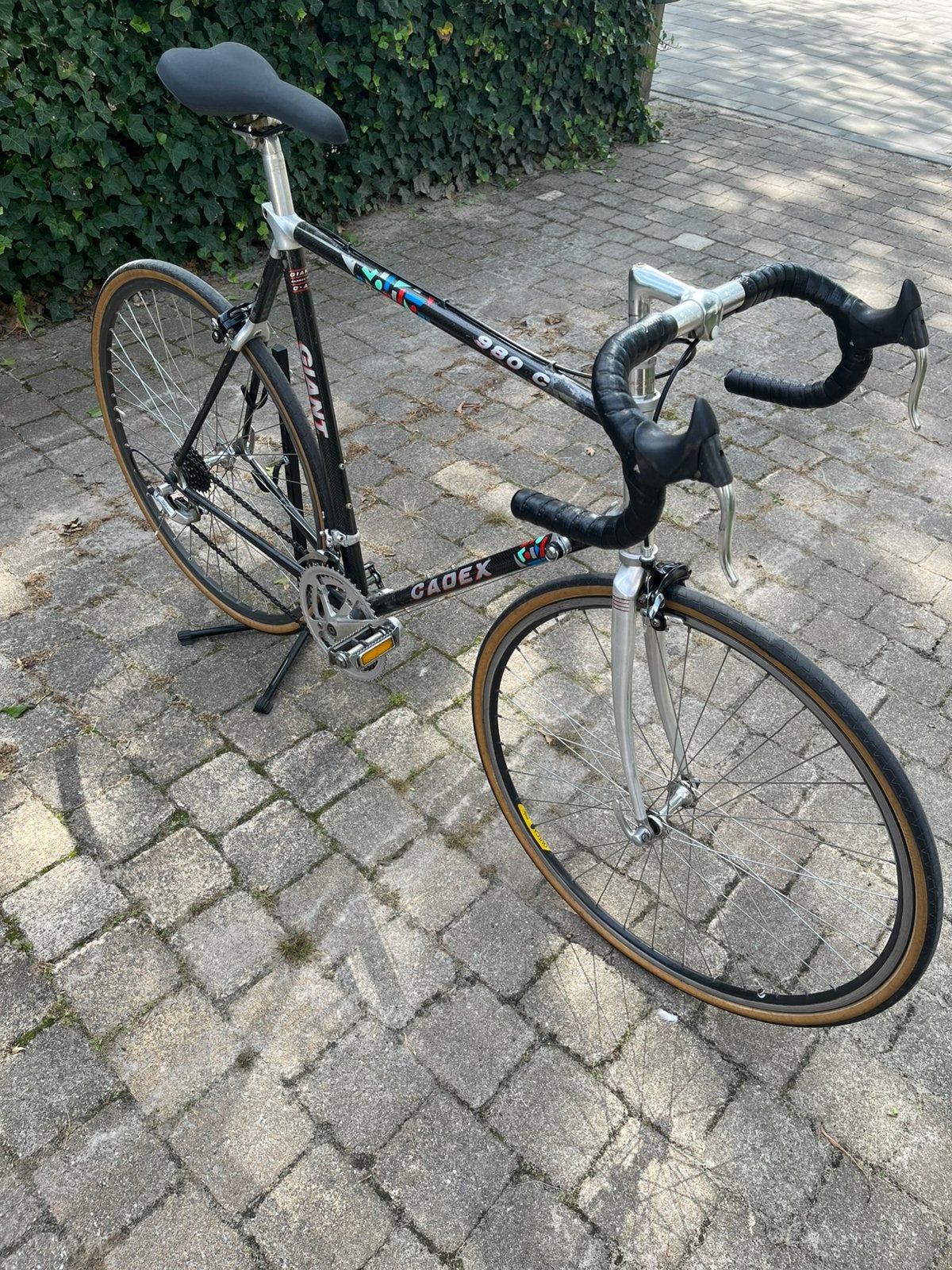 Vintage racefiets Giant Cadex 60cm, Fietsen en Brommers, Fietsen | Racefietsen, Ophalen, 28 inch, Gebruikt, Carbon
