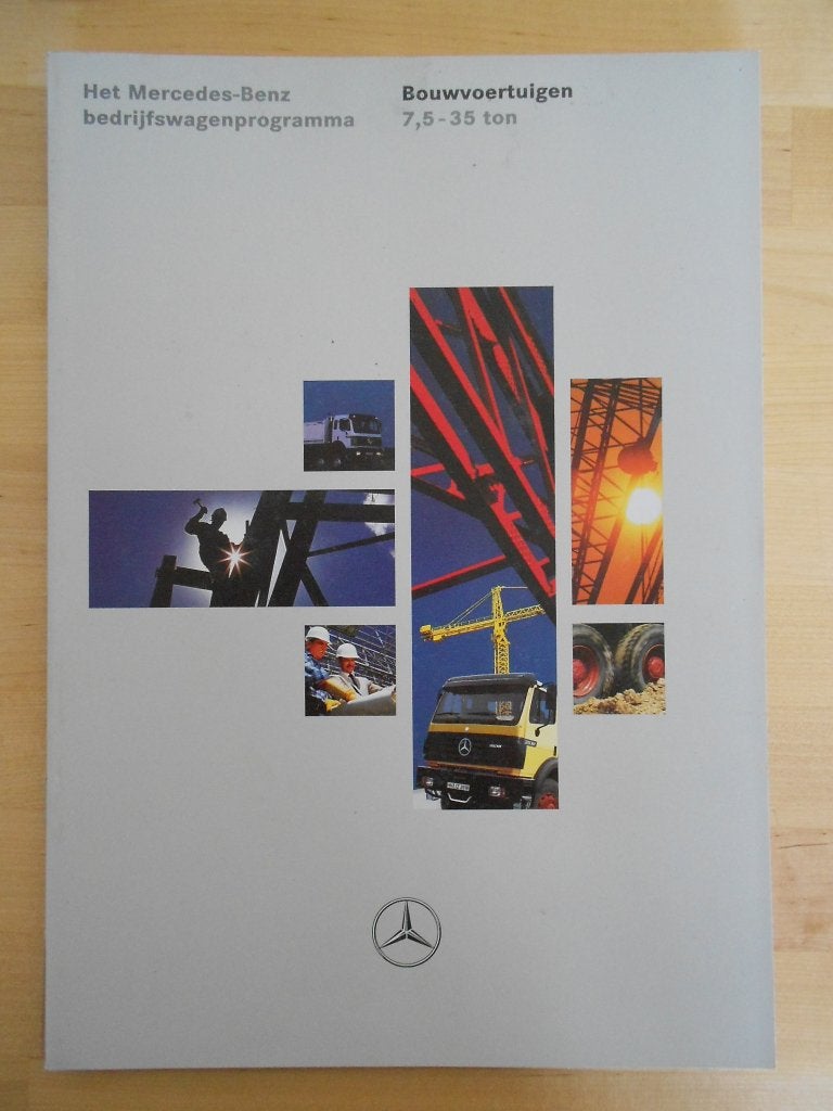Mercedes Bouwvoertuigen Brochure - 1994 814 t/m 3738, Zo goed als nieuw, Mercedes-Benz, Mercedes, Ophalen of Verzenden