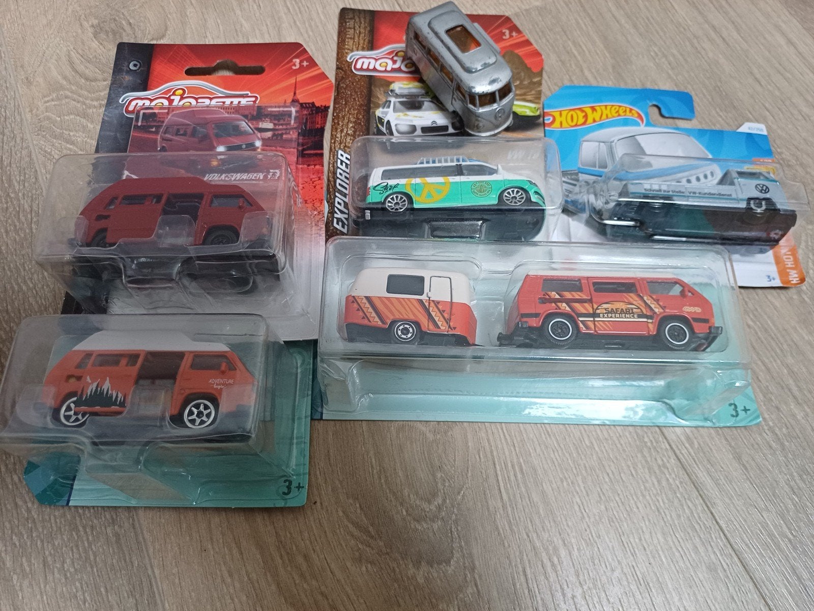 Majorette VW Transporter's, Verzenden, Bus of Vrachtwagen