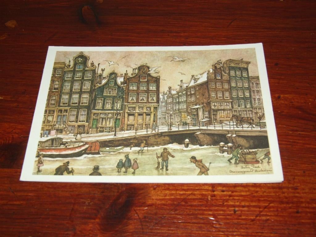 399- ILLUSTRATOR-ANTON PIECK - AMSTERDAM,, Verzamelen, Verzenden, 1920 tot 1940, Gelopen, Noord-Holland