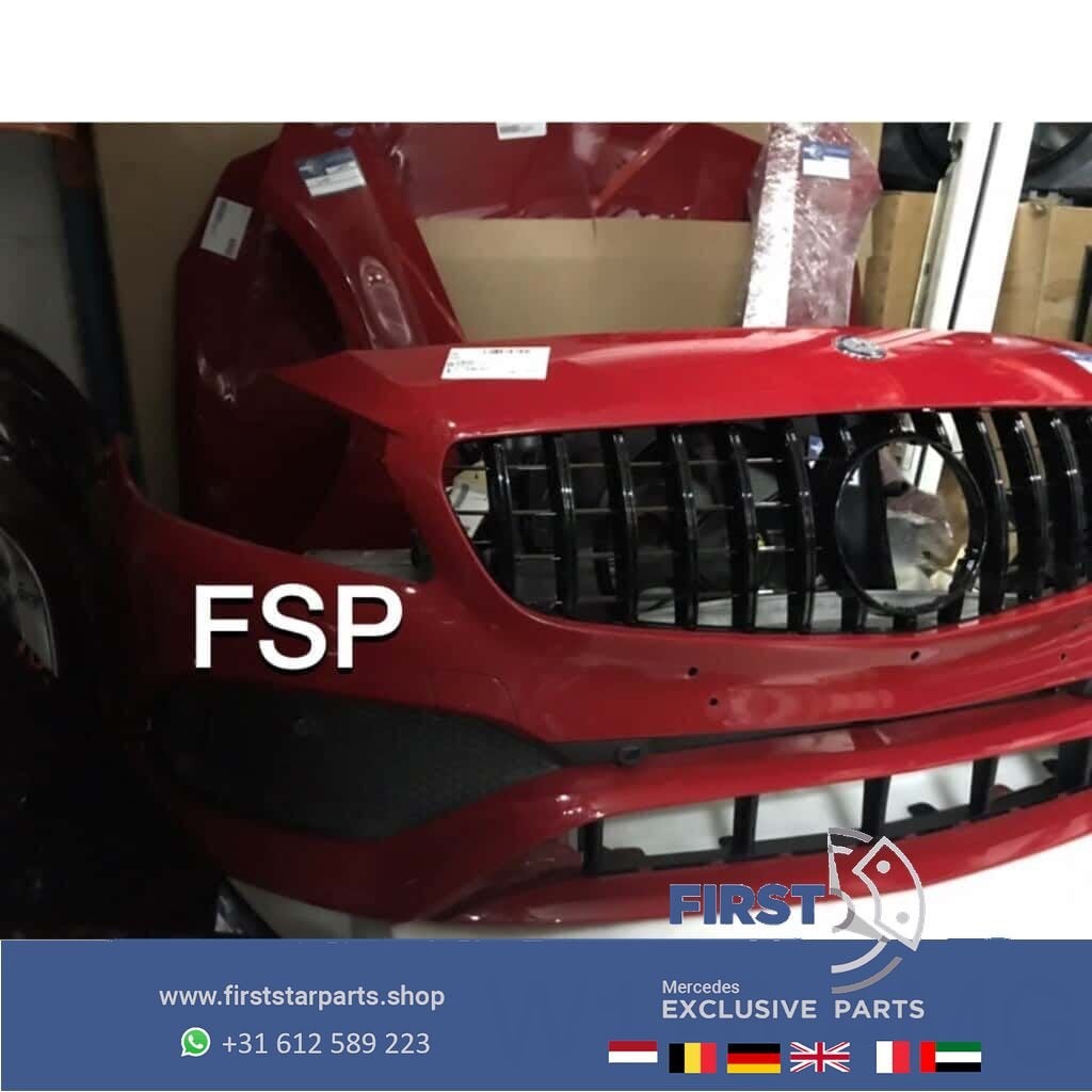 W176 FACELIFT AMG VOORKOP ROOD Mercedes A Klasse 2015-2019 F, Auto-onderdelen, Gebruikt, -, Voor, Ophalen of Verzenden