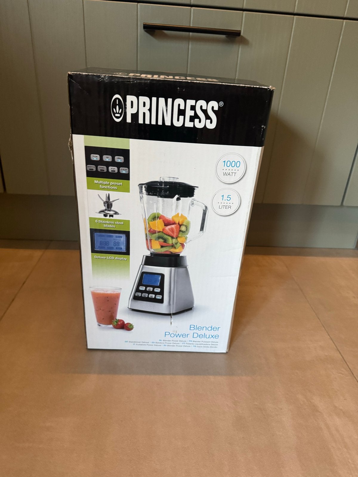 Princess 212071 Blender Power Deluxe, Ophalen of Verzenden, Nieuw, Blender