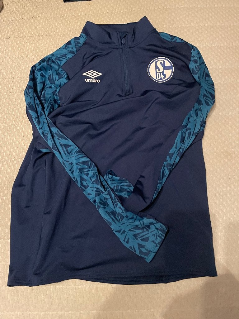 Schalke 04 trainingstop, Verzamelen, Sportartikelen en Voetbal, Ophalen, Gebruikt, Buitenlandse clubs, Shirt