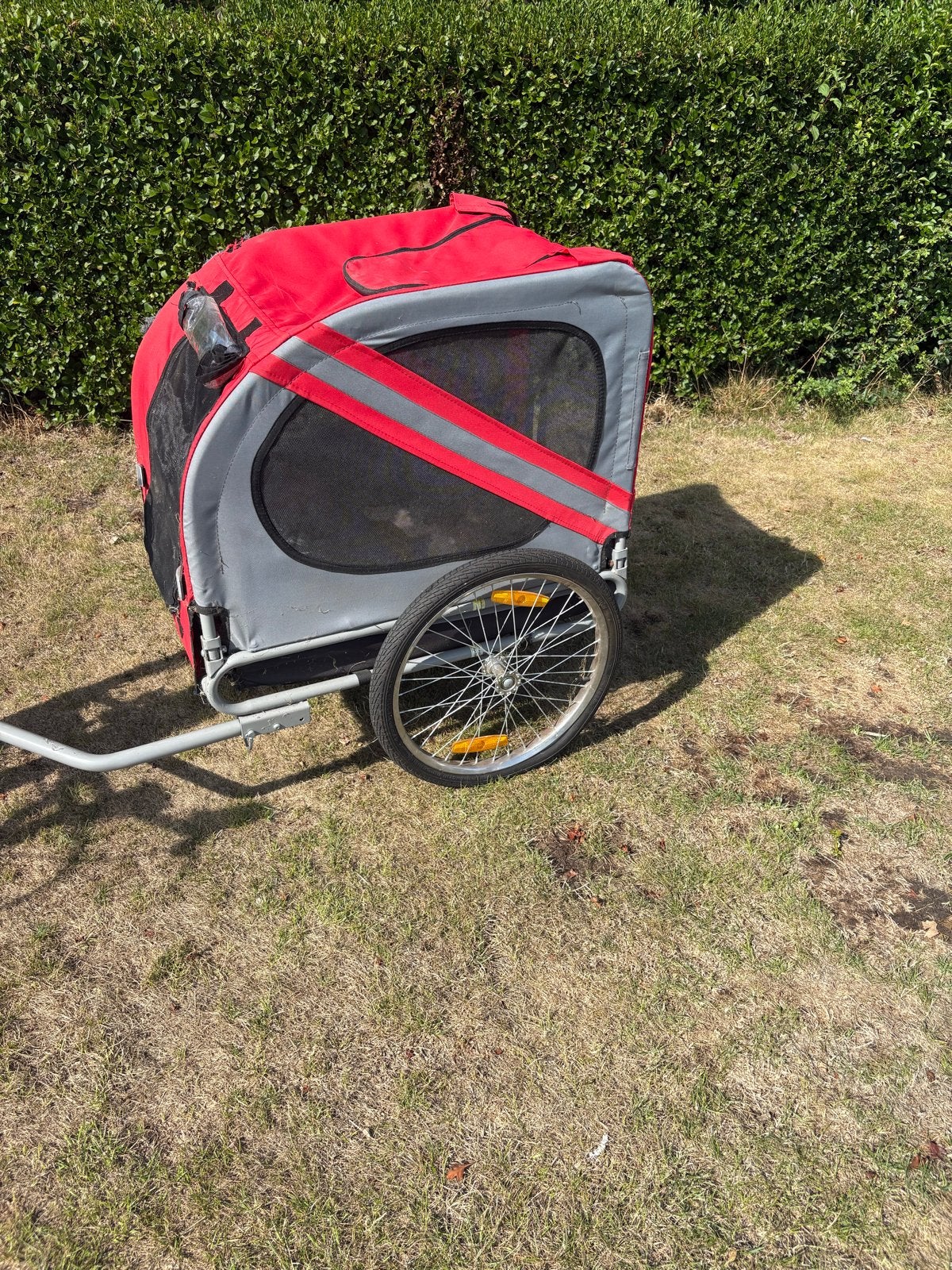 Hondenkar fietsaanhanger - beschadigd, band aan vervanging t, Ophalen, Gebruikt, Hondenkar