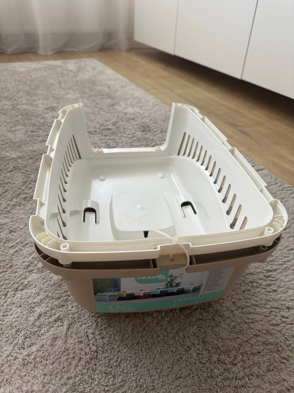 Kerbl Pet dierentransportbox – Taupe/Beige, Dieren en Toebehoren, Ophalen of Verzenden