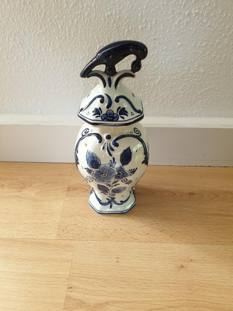 Royal Goedewaagen handgeschilderde sierpot met deksel
24 cm, Ophalen of Verzenden