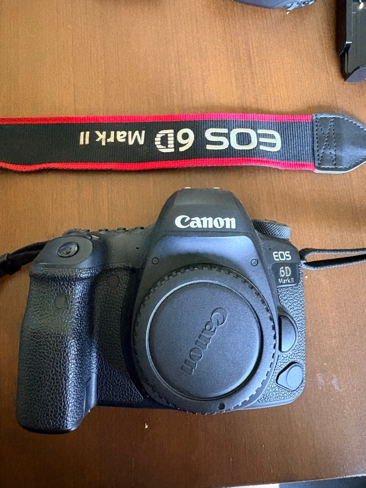Canon EOS 6D Mark II Spiegelreflexcamera met batterijgrip, Audio, Tv en Foto, Fotocamera's Digitaal, Gebruikt, Spiegelreflex, Canon