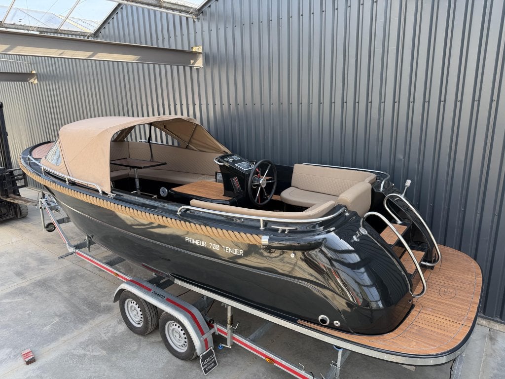 Primeur 700 Craftsman 4 CIL 42PK Boegschroef 190 Draaiuren!!, Watersport en Boten, Sloepen, Overige typen, Diesel, Primeur, Zo goed als nieuw