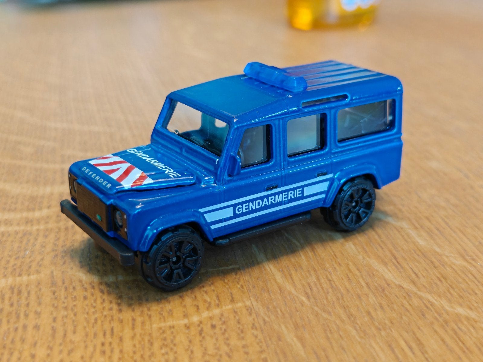 Majorette Land Rover Defender 110 Politie BLAUW, Ophalen, Nieuw, Auto