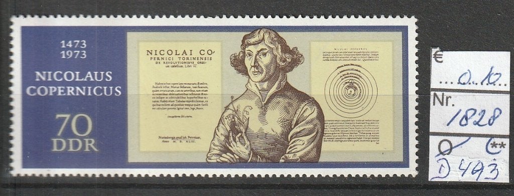 DDR Copernicus Michel 1828 Nr.D493p, Verzenden, DDR, Postfris