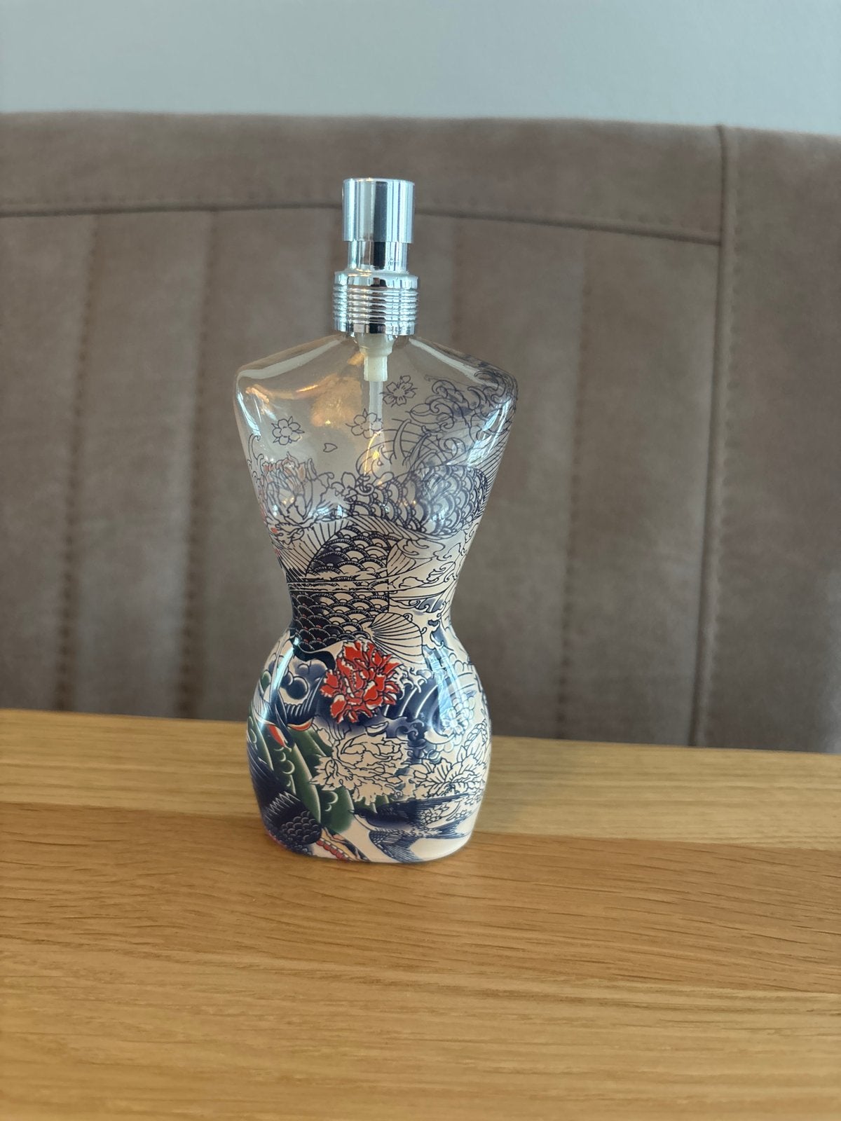 Lege Jean Paul Gaultier parfumfles 100ML -2013, Sieraden, Tassen en Uiterlijk, Uiterlijk | Parfum, Verzenden, Gebruikt